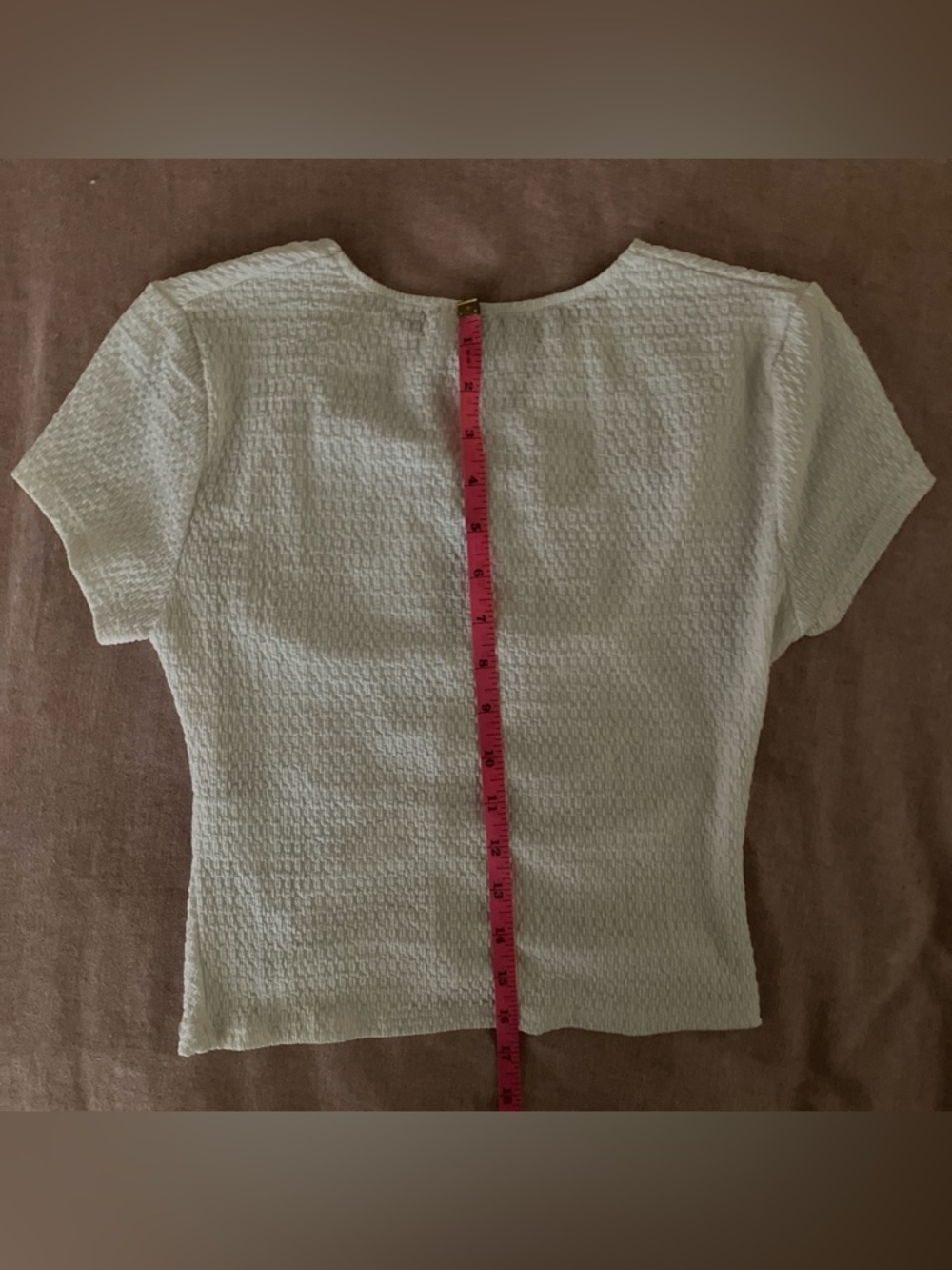 H&M Ruched Top - Cream - Picture 6 of 8